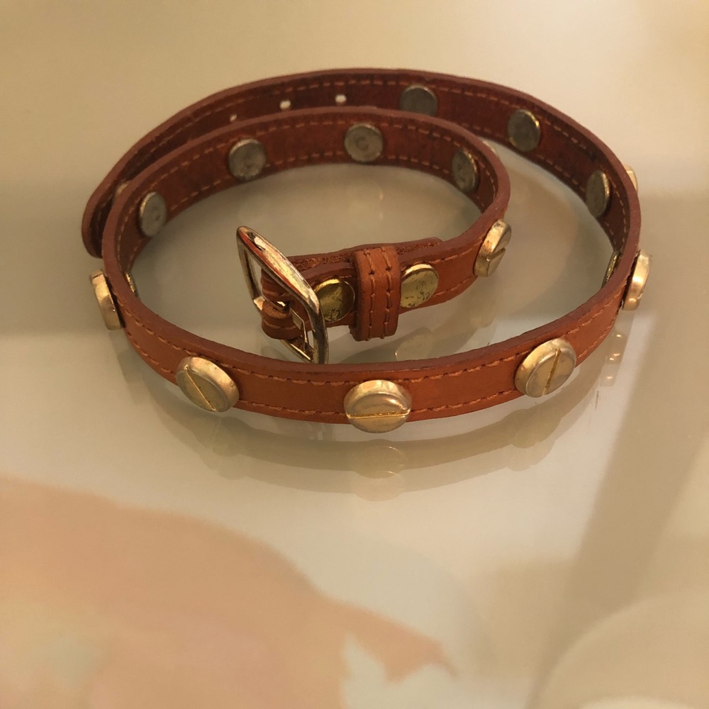 Leather wrap bracelet